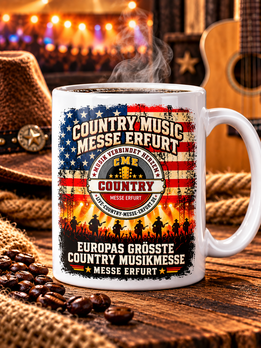 Country Music USA – Keramiktasse